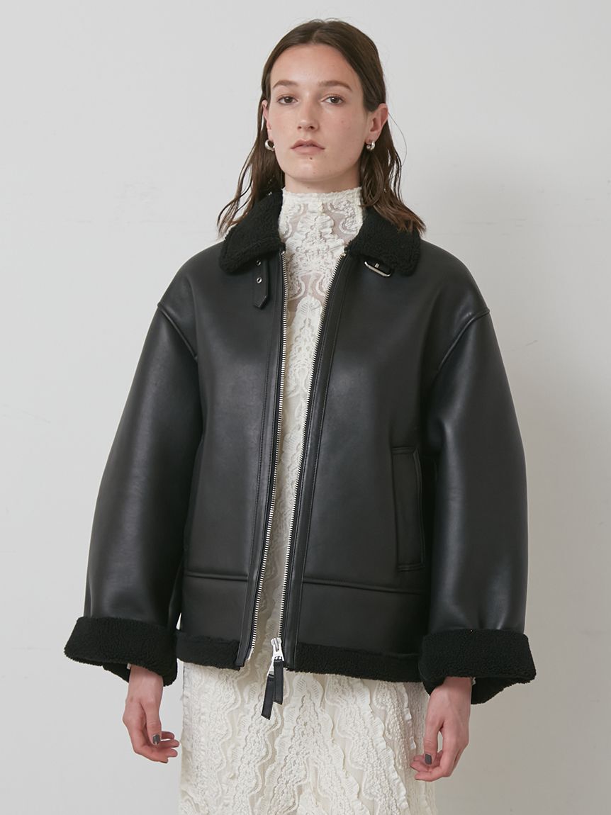 styling/「ラムレザーフライトジャケット」|ミリタリー・モッズコート|