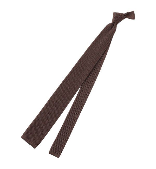 MACKINTOSH PHILOSOPHY「ドライカノコ リバーシブルニットタイ」|ネクタイ・蝶ネクタイ|ダークブラウン