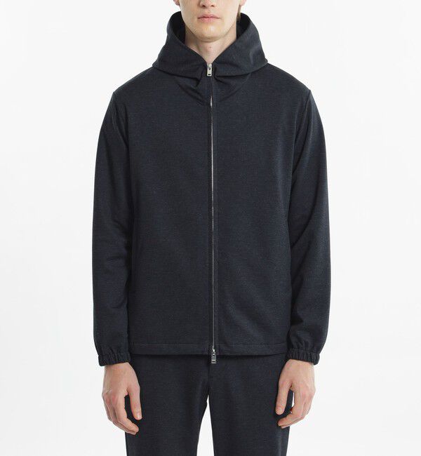 MACKINTOSH PHILOSOPHY「テーラードジャージー フーデッドパーカー ダブルジャージー裏メッシュ」|ブルゾン・スタジャン|