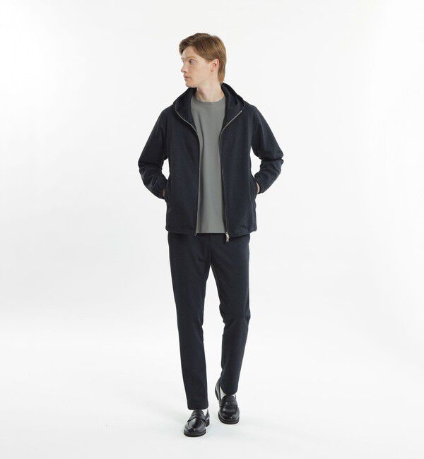 MACKINTOSH PHILOSOPHY「テーラードジャージー フーデッドパーカー ダブルジャージー裏メッシュ」|ブルゾン・スタジャン|
