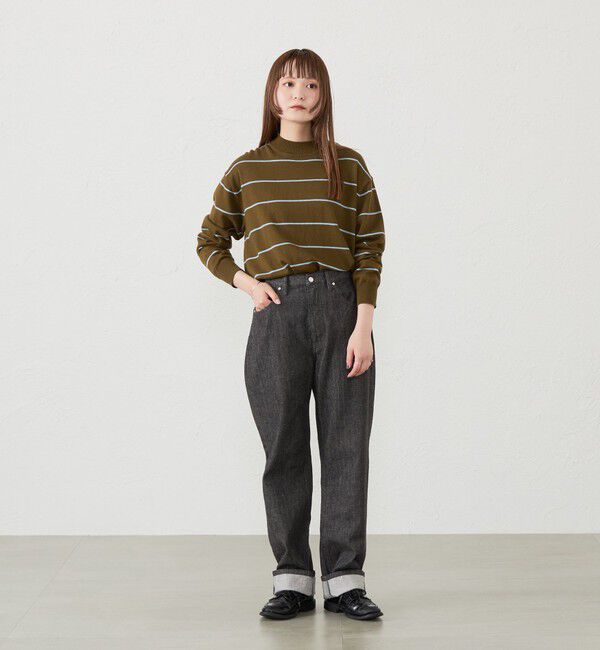 MACKINTOSH PHILOSOPHY「GREY LABEL シンチバックテーパードデニム」|デニム|