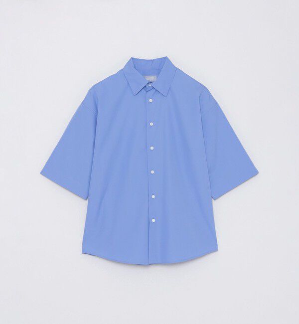 MACKINTOSH PHILOSOPHY「GREY LABEL【THOMAS MASON】ショートスリーブシャツ」|シャツ・ブラウス|ブルー