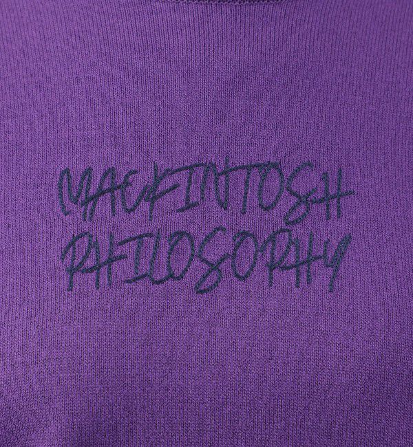 MACKINTOSH PHILOSOPHY「ライティングロゴニット」|ニット・セーター|