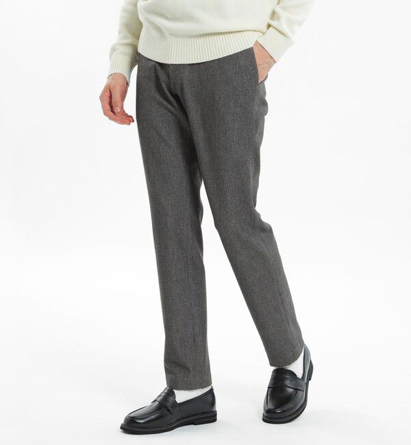 MACKINTOSH PHILOSOPHY「2WAYメランジツイル エラスティックパンツ」|その他|チャコールグレー