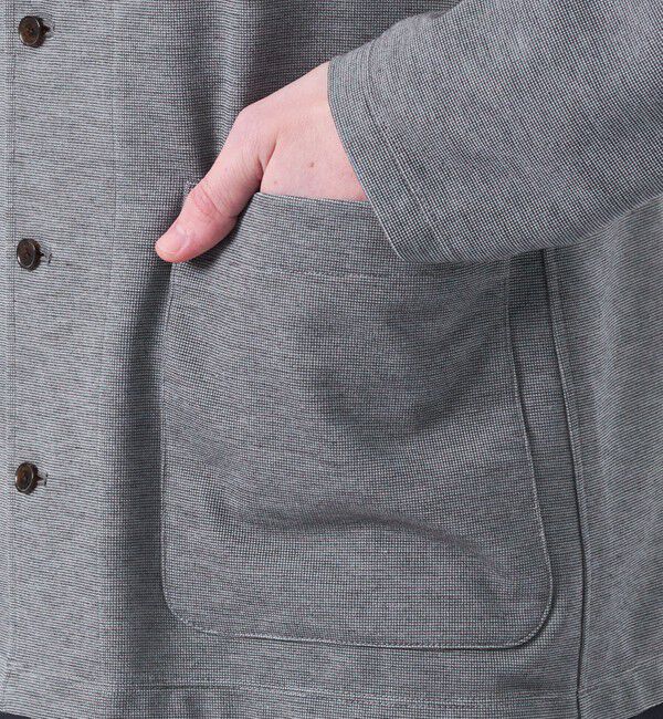 MACKINTOSH PHILOSOPHY「ストレッチミラノリブ シャツカーディガン」|ブルゾン・スタジャン|