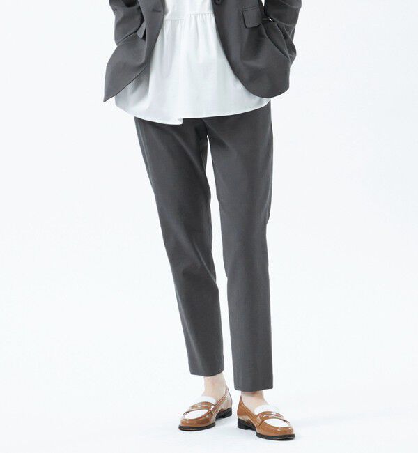 MACKINTOSH PHILOSOPHY「【2025年春夏モデル】DRY OXFORD テーパードパンツ」|スラックス|チャコールグレー