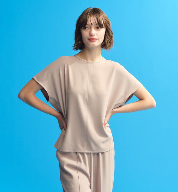 MACKINTOSH PHILOSOPHY「バックサテンドルマンブラウス」|シャツ・ブラウス|ベージュ