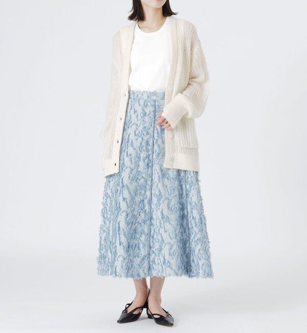  「メッシュニットオーバーカーディガン」|ニット・セーター|