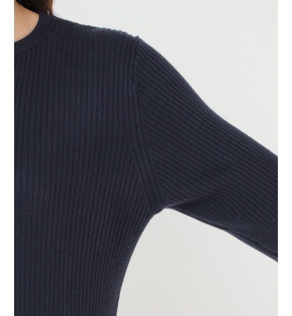 IKKA LOUNGE「ヘンリーネックリブニット」|プルオーバー|