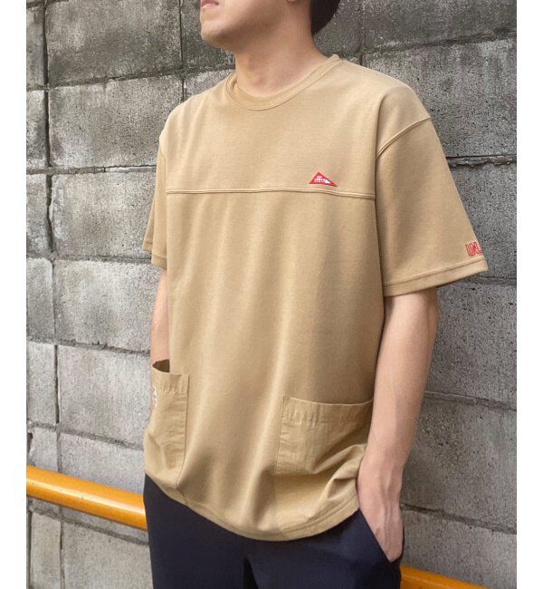 ikka「URBAN NATURE LIFE アーバンネイチャーライフ ダブルポケットTシャツ」|Tシャツ・カットソー|ベージュ