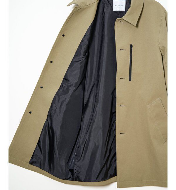 IKKA LOUNGE「【雑誌MonoMax4月号掲載】撥水ピケフードステンカラーコート」|その他|