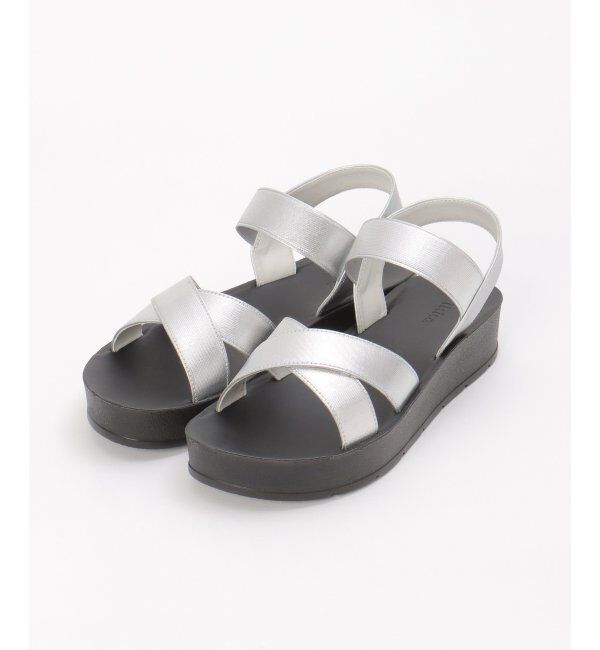 ikka「ラバークロスベルトサンダル」|その他|