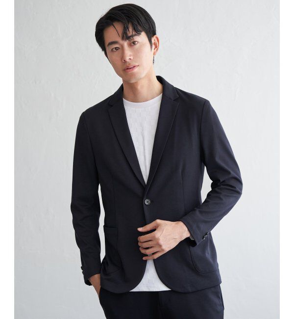 IKKA LOUNGE「GOKU楽ワークTRポンチジャケット」|テーラードジャケット|