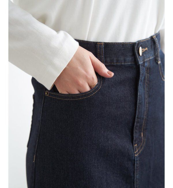 ikka「デニムロングスカート」|スカート|