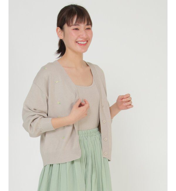 Lbc with Life「SAJOU&times;LBC ニットカーデセット」|ニット・セーター|ベージュ