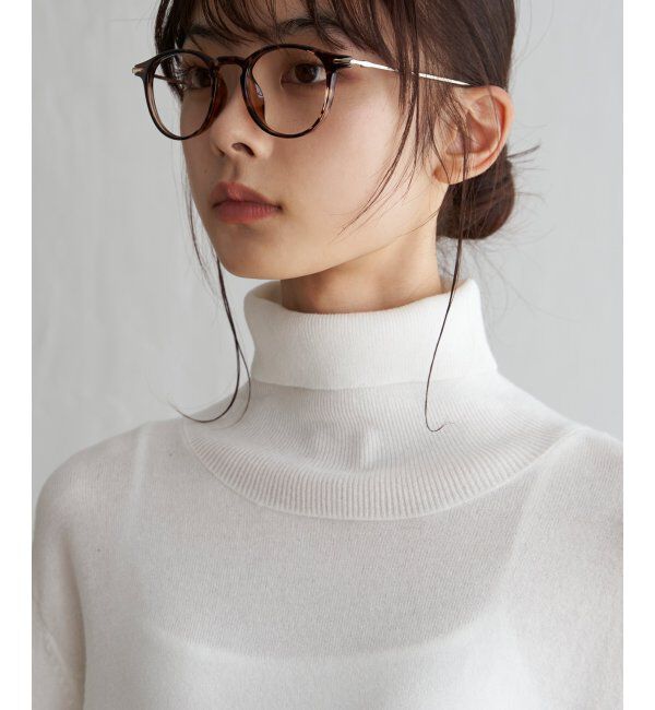 Lbc with Life「天竺ハイネックカラーニット」|カーディガン|