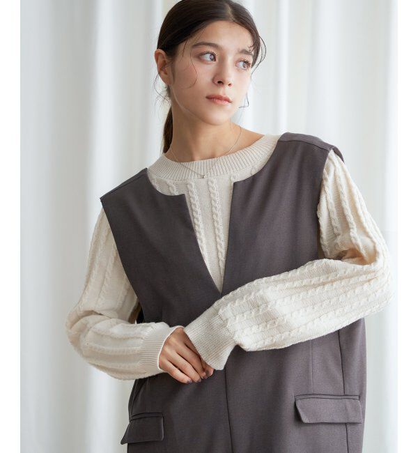 Lbc with Life「クリスマスケーブルニットプルオーバー」|カーディガン|