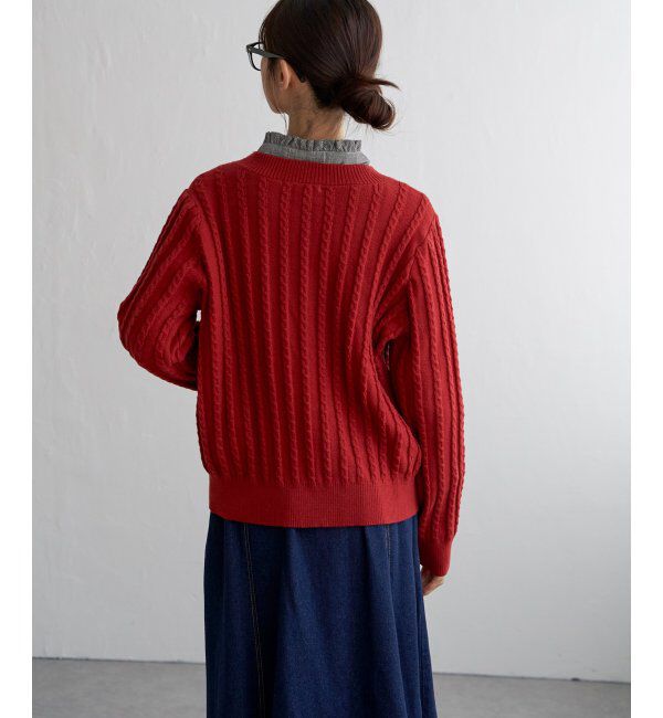 Lbc with Life「クリスマスケーブルニットプルオーバー」|カーディガン|