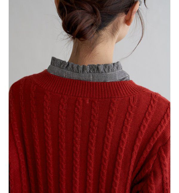 Lbc with Life「クリスマスケーブルニットプルオーバー」|カーディガン|