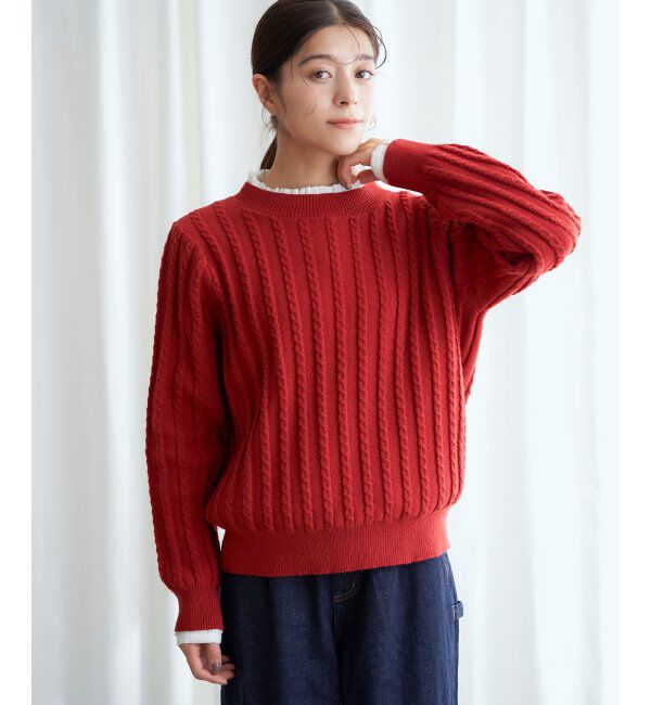 Lbc with Life「クリスマスケーブルニットプルオーバー」|カーディガン|