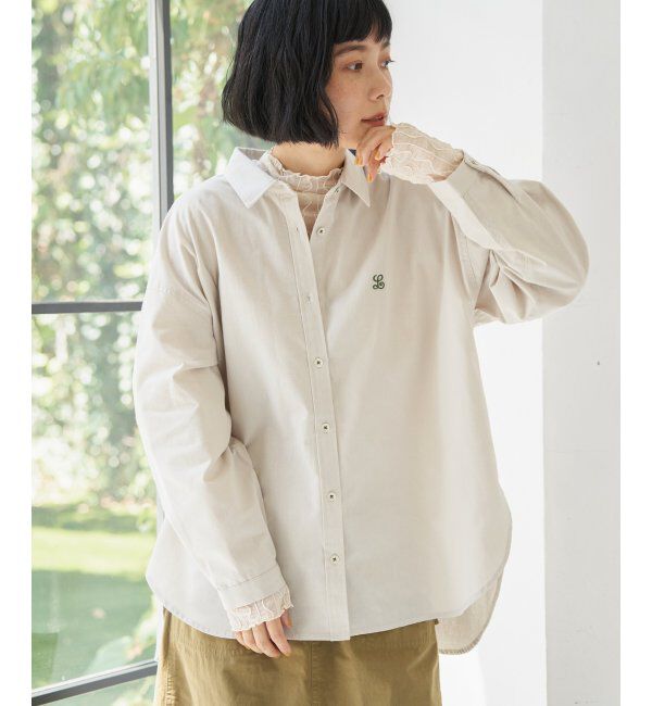 Lbc with Life「ミニロゴシシュウオーバーシャツ」|シャツ・ブラウス|