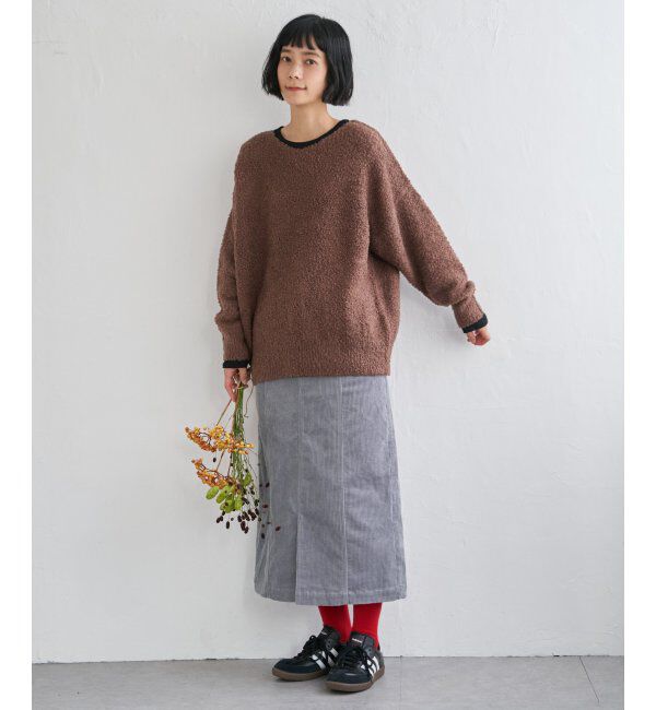 Lbc with Life「コーデュロイベイカーIラインスカート」|スカート|