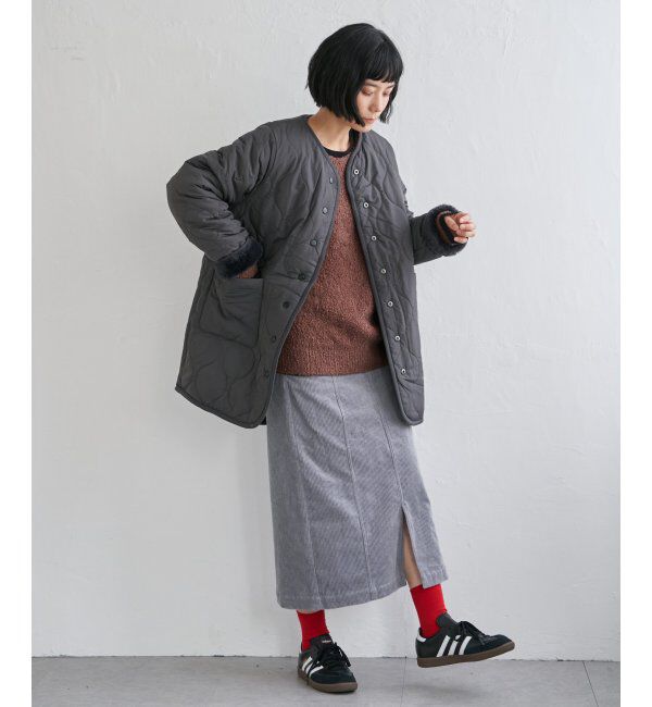 Lbc with Life「コーデュロイベイカーIラインスカート」|スカート|