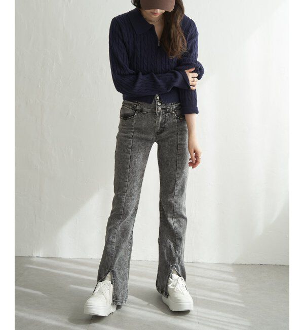 VENCE share style「BEVERLY HILLS POLO CLUB ケーブル編みポロカーデ」|カーディガン|