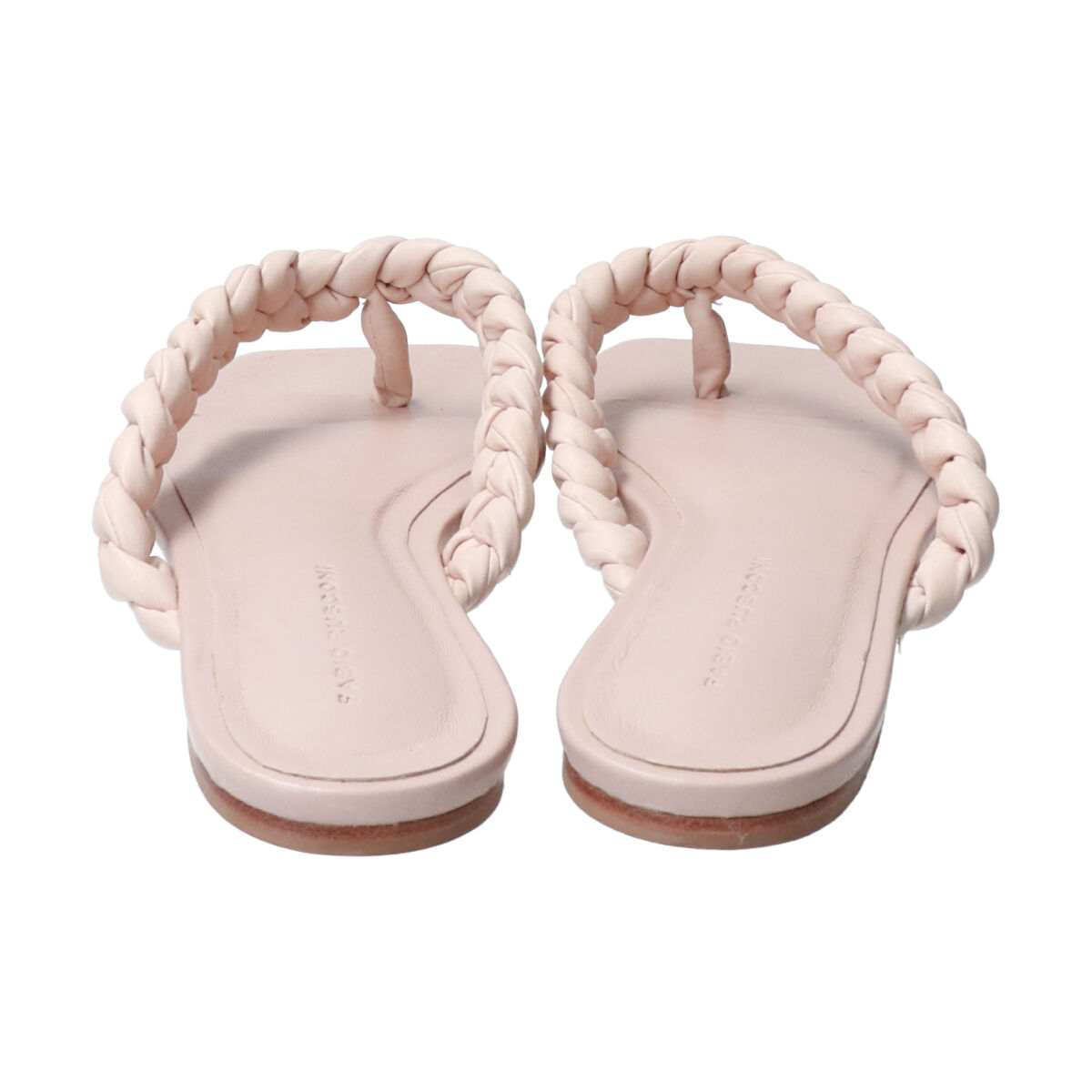 FABIO RUSCONI 「【FABIO RUSCONI】スクエアトウウーブンレザートングサンダル」|サンダル|