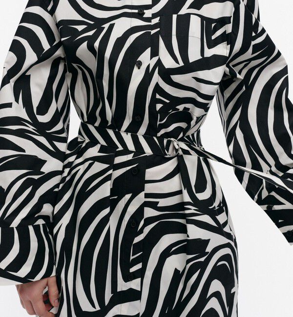 Marimekko「Jalki Jokuraita ワンピース」|ワンピース|