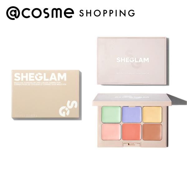 「SHEGLAM マルチフィックスコンシーラー＆カラーコレクター マカロン (9g)」|ファンデーション|その他