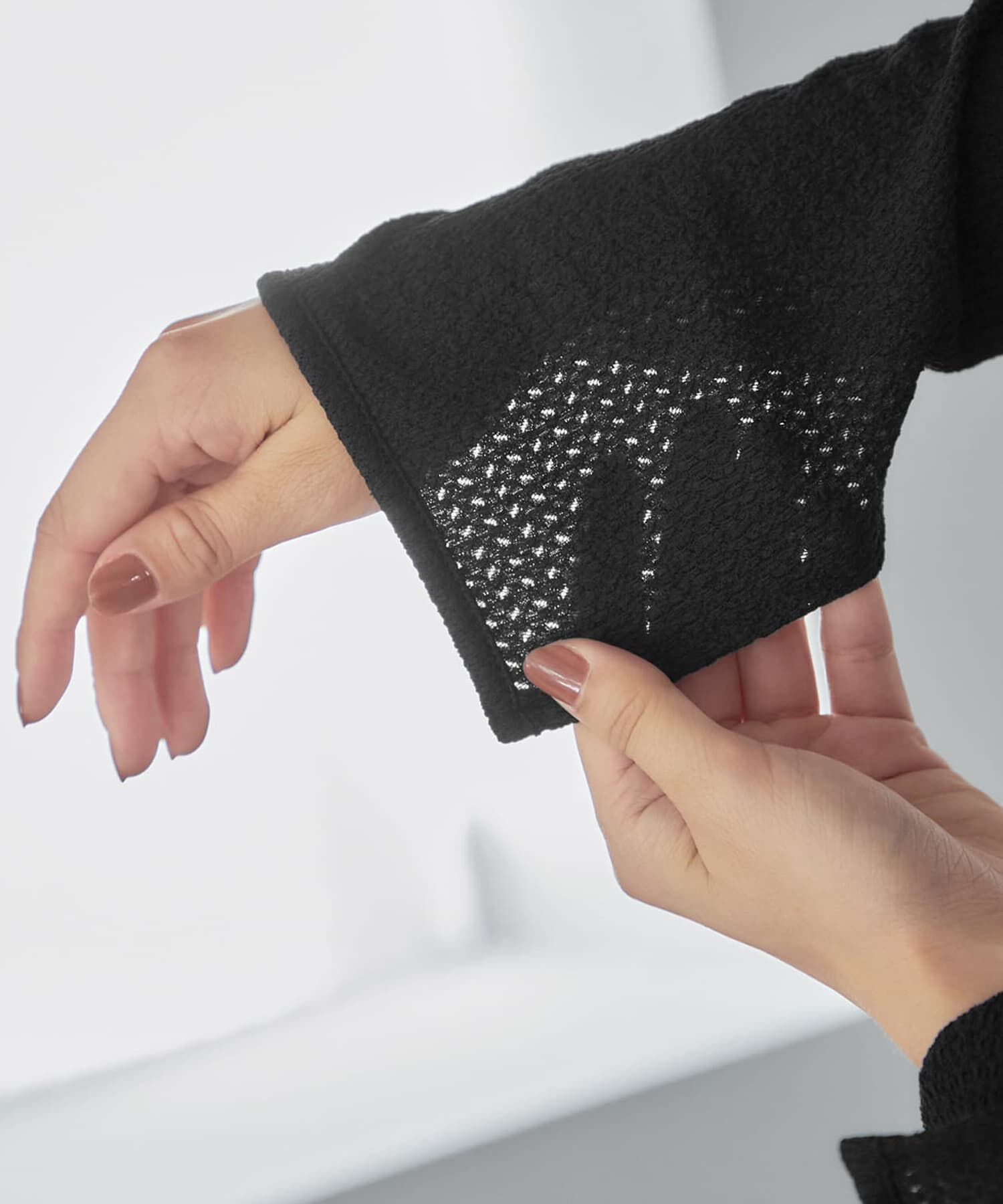 STYLE DELI「ホルターポイントラッセル編みカットソートップス」|Tシャツ・カットソー|