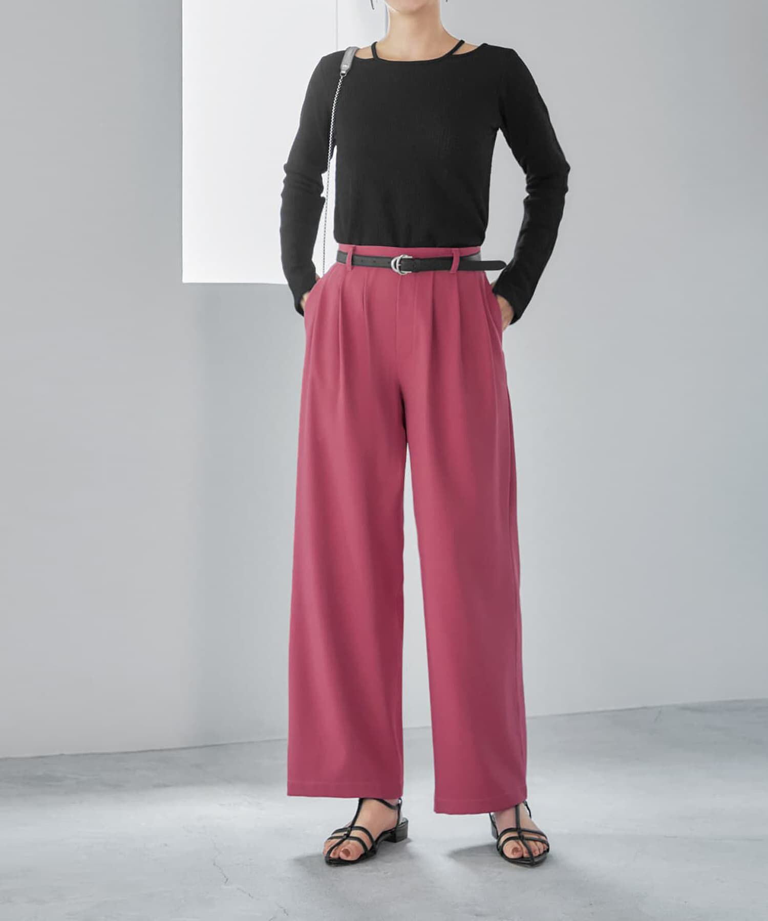 STYLE DELI「ホルターポイントラッセル編みカットソートップス」|Tシャツ・カットソー|