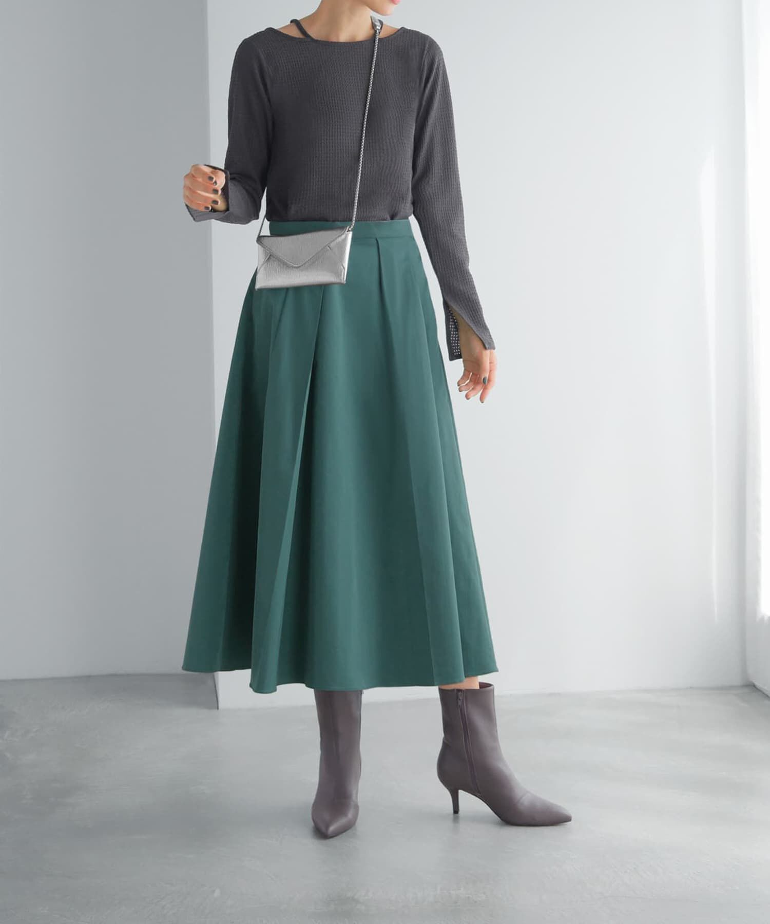 STYLE DELI「ホルターポイントラッセル編みカットソートップス」|Tシャツ・カットソー|