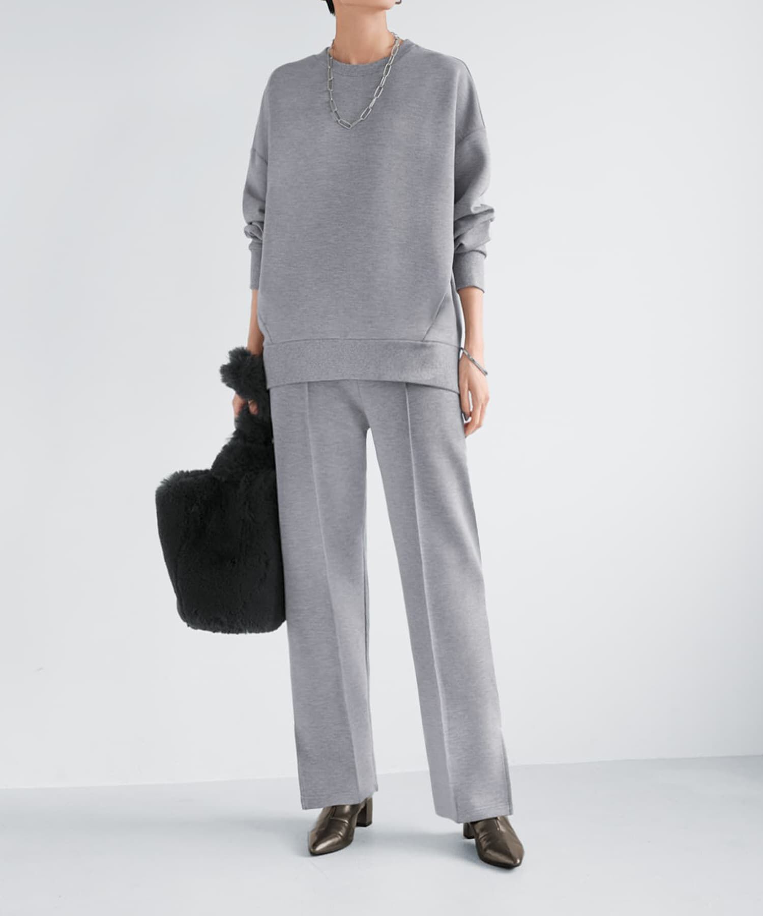 STYLE DELI「【暖かスムース】スウェットパンツ／股下65cm」|その他|