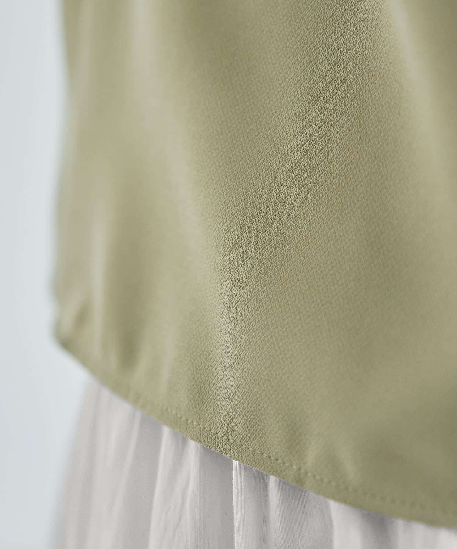  「透けないジョーゼットタンクトップ」|タンクトップ|