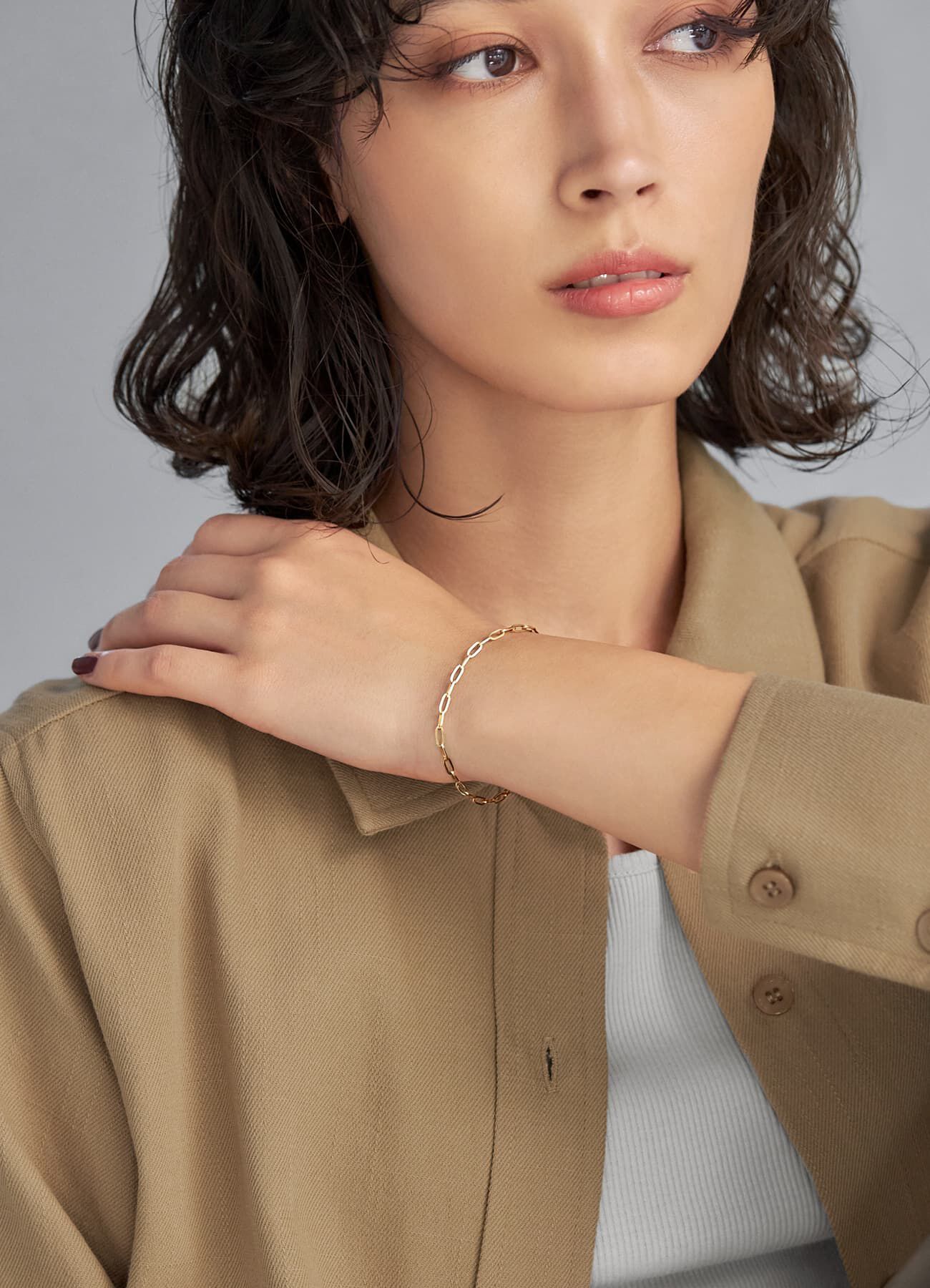 STYLE DELI「K10クリップチェーンブレスレット」|ブレスレット・バングル|