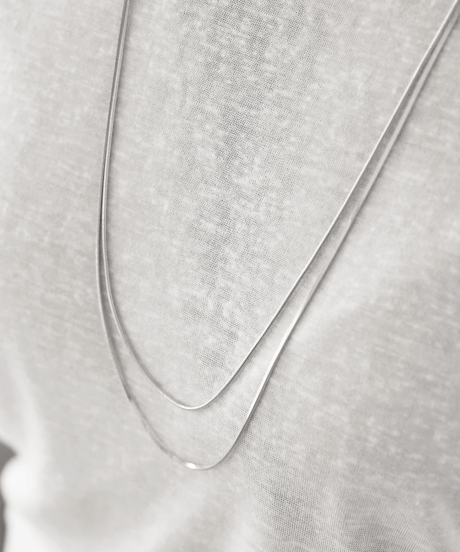 STYLE DELI「ベーシック２連ロングネックレス」|ネックレス|