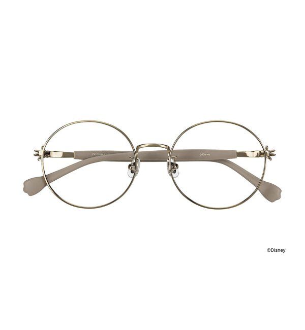  「Zoff｜Mickey & Friends Hands｜メガネ（ドナルドダック モデル） ディズニー｜ レンズ交換券付」|メガネ|ゴールド
