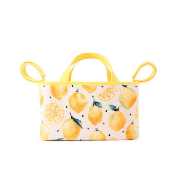 LOVERARY BY FEILER「レモンドット　ベビーカーポーチ　L/LDO-253018」|その他ベビー用品|ホワイト