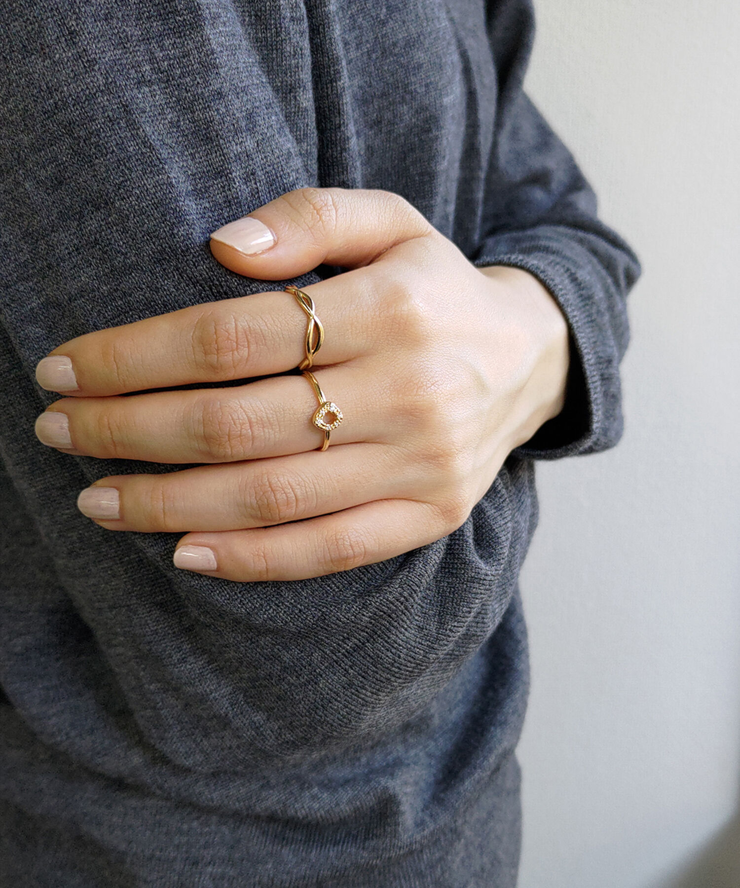  「silver925 ニュアンスクロス リング (ニッケルフリー)」|リング|