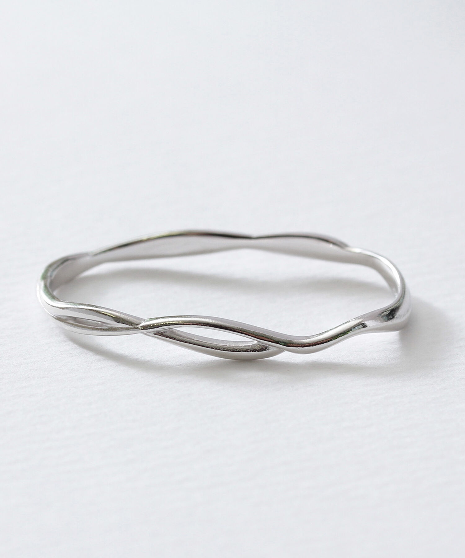  「silver925 カーブラインリバーシブル ダブルフィンガーリング (ニッケルフリー)」|リング|SIL