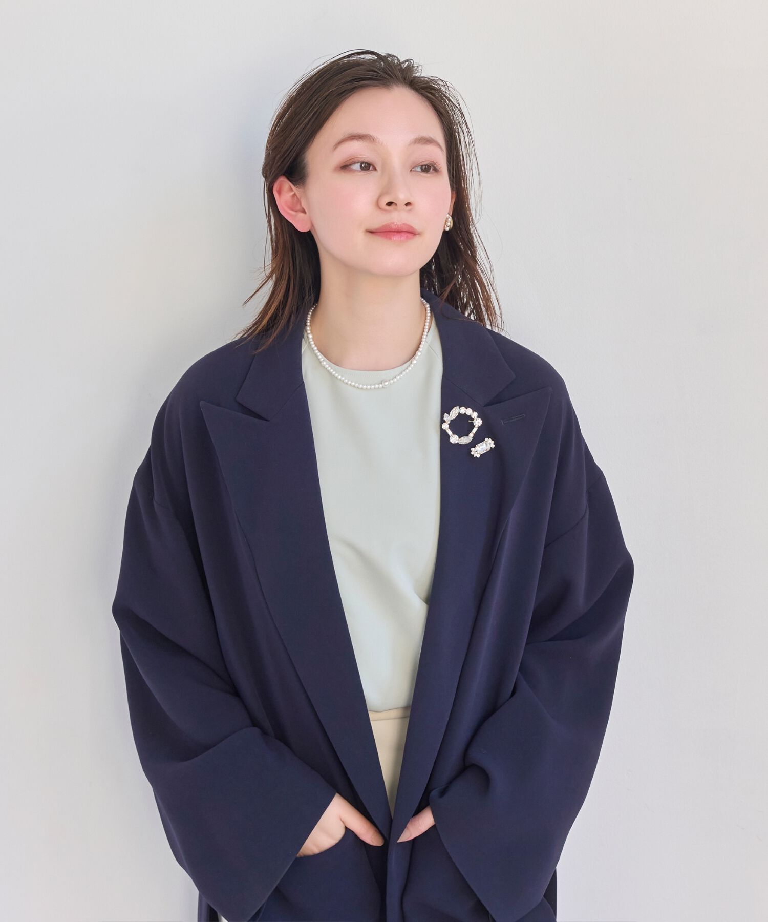 Phoebe「2setゴージャスビジューブローチ」|ブローチ・コサージュ|