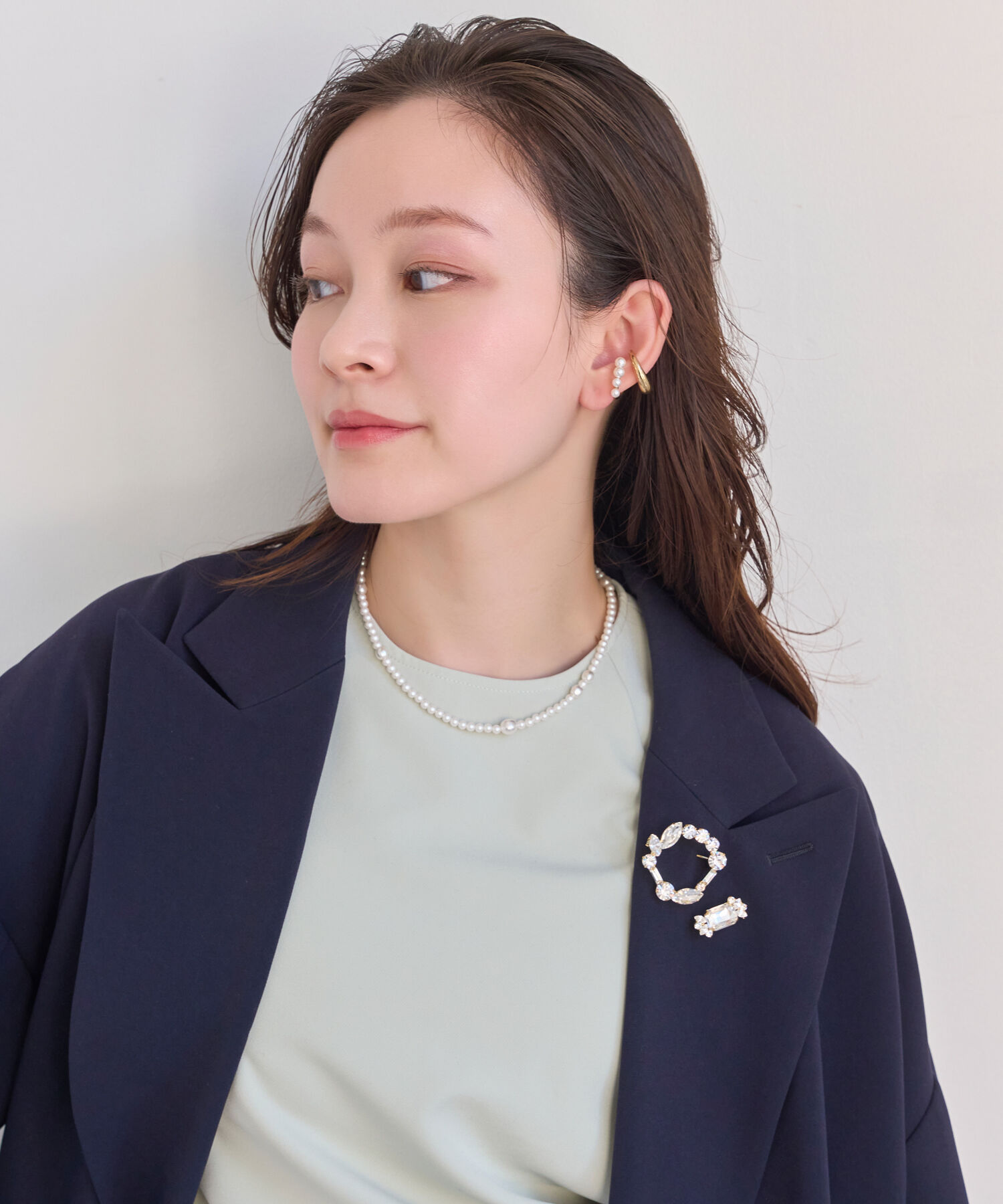 Phoebe「2setゴージャスビジューブローチ」|ブローチ・コサージュ|