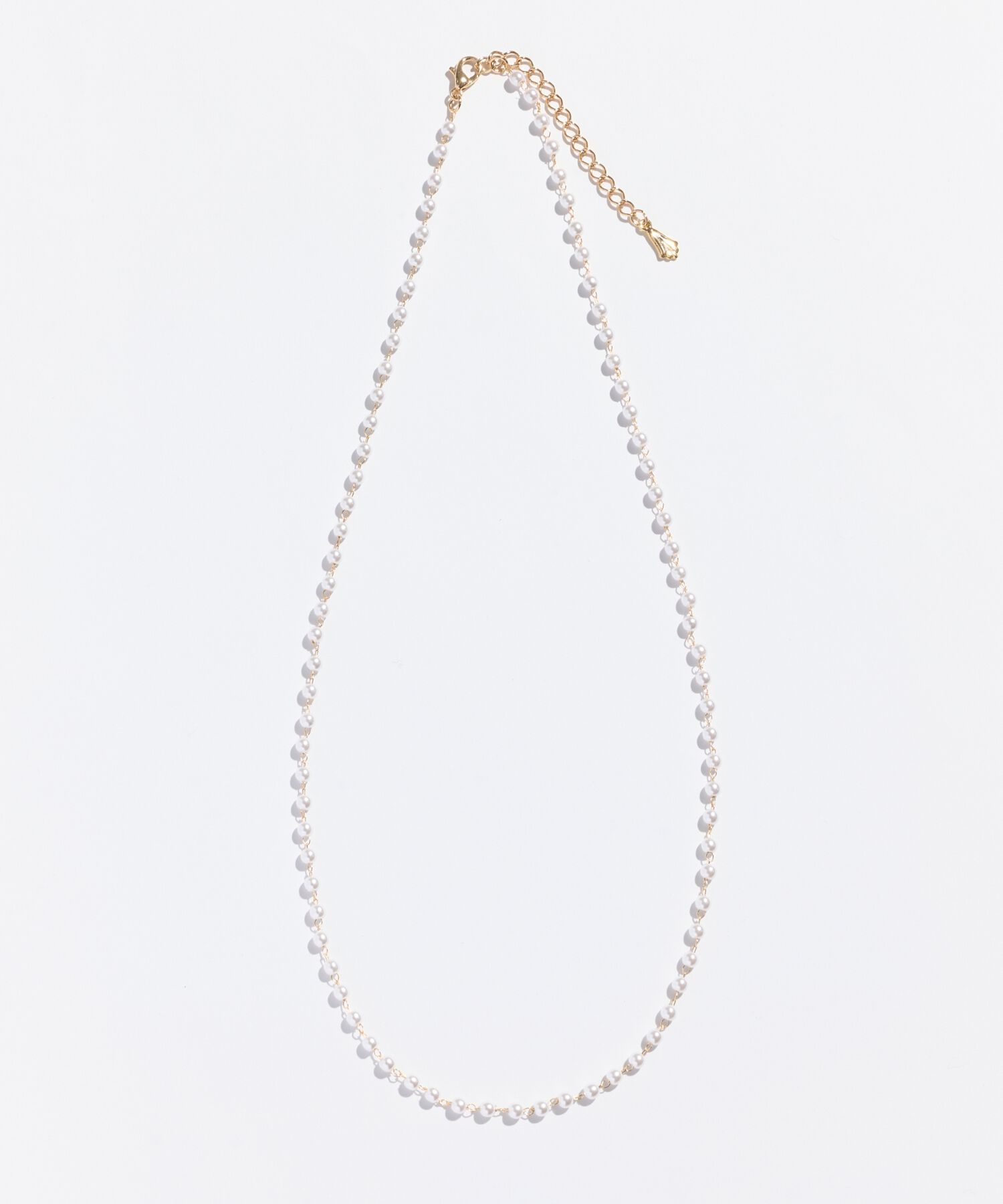 Phoebe「シンプルパールチェーンネックレス」|ネックレス|