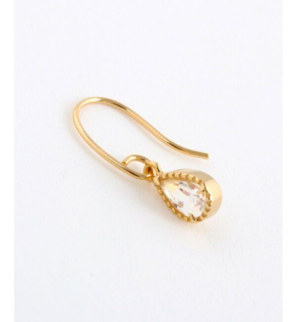 ete「ナチュラルストーン ドロップ ピアス」|ピアス|