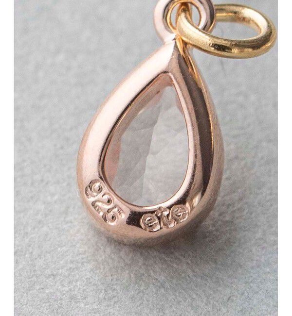 ete「ナチュラルストーン ドロップ ピアス」|ピアス|