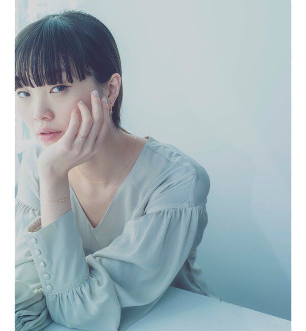 ete「ナチュラルストーン ドロップ ピアス」|ピアス|