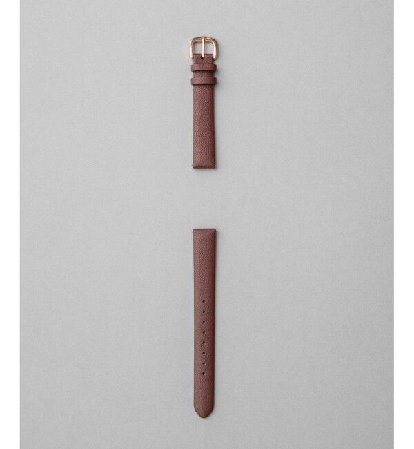 ete「きせかえ ビッグフェイスウォッチ ベルト」|腕時計|ブラウン系その他