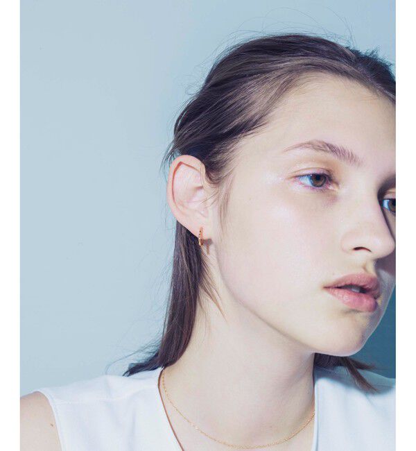 ete「ツイスト フープイヤリング」|イヤリング|